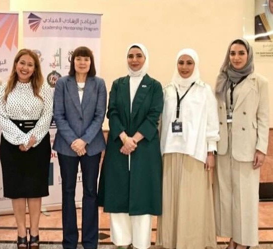 Shaikha participating in the Leadership Mentorship Program in Kuwait